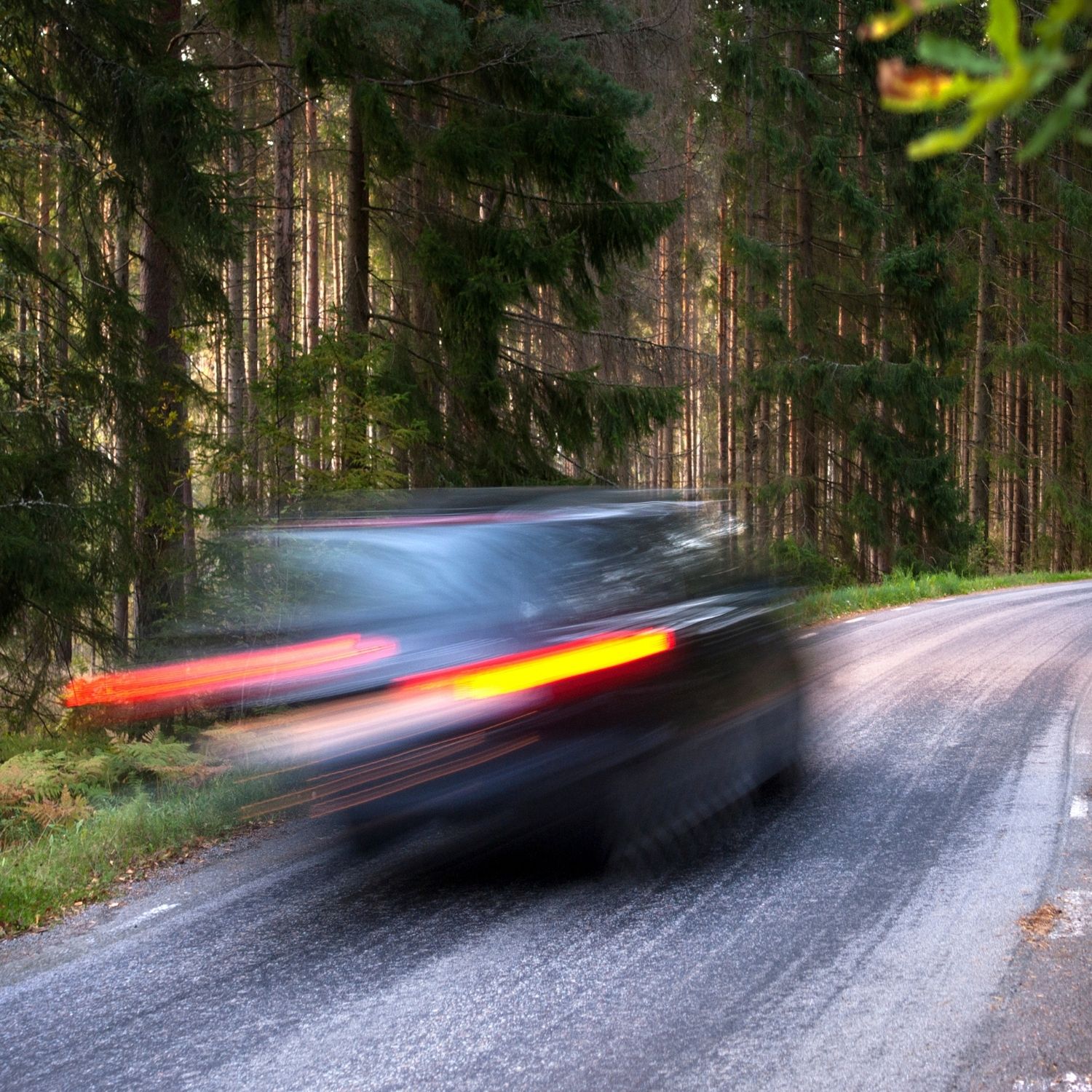 car on road