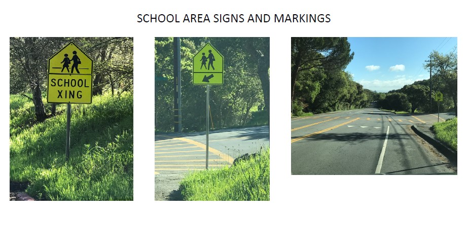 school area sign examples