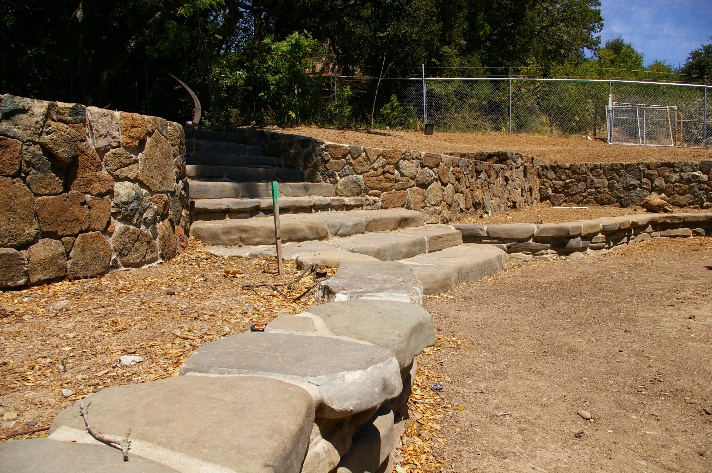 Recycled Stone From Pool Demo